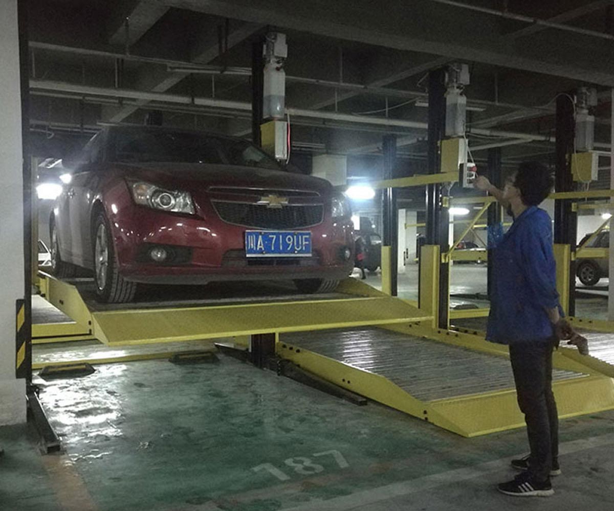 兩層簡(jiǎn)易升降類停車位回收