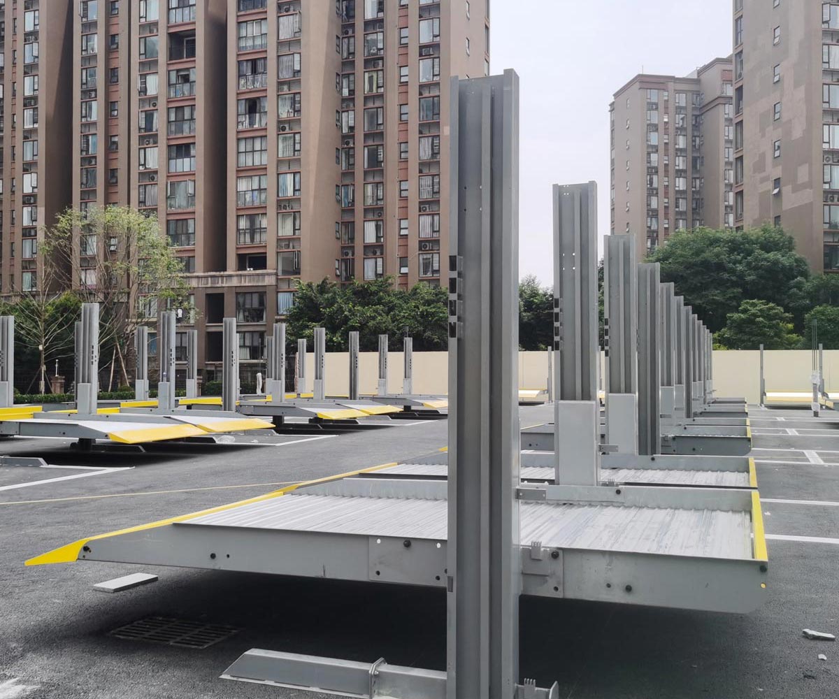民樂(lè)三層升降橫移式機(jī)械式停車位過(guò)驗(yàn)收