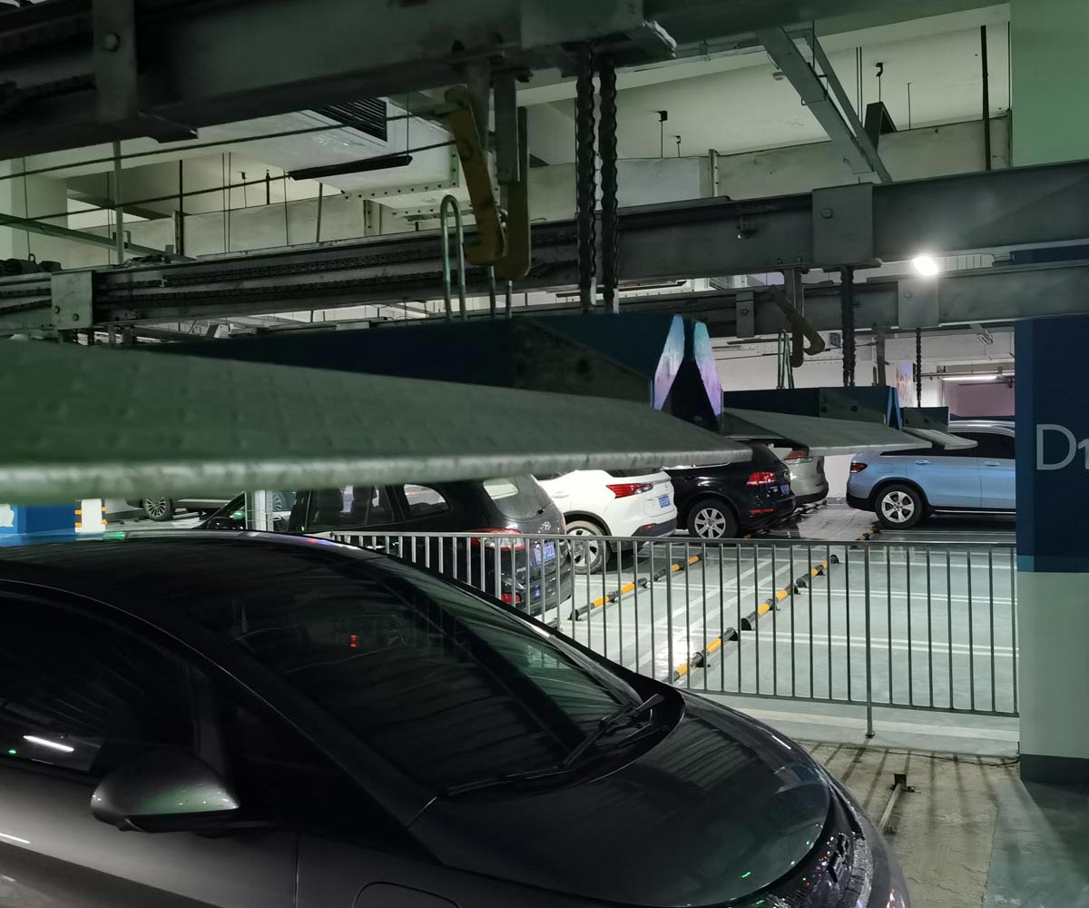 定西兩層升降平移立體停車位回收