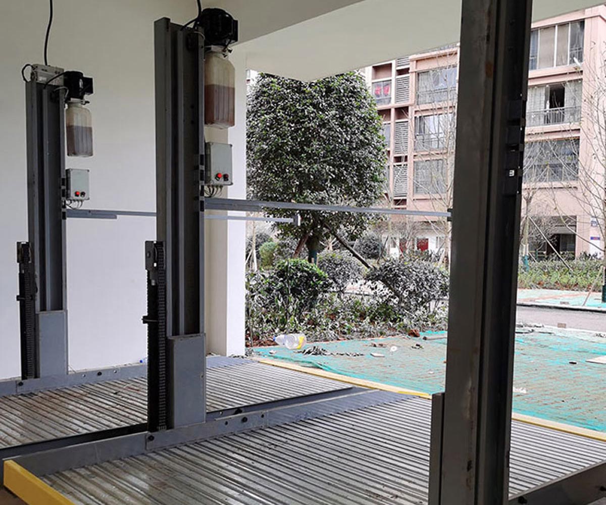 廣西地下室簡易升降立體停車庫改造