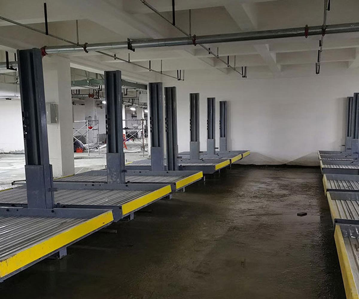 積石山家用簡易式機械式停車庫安裝