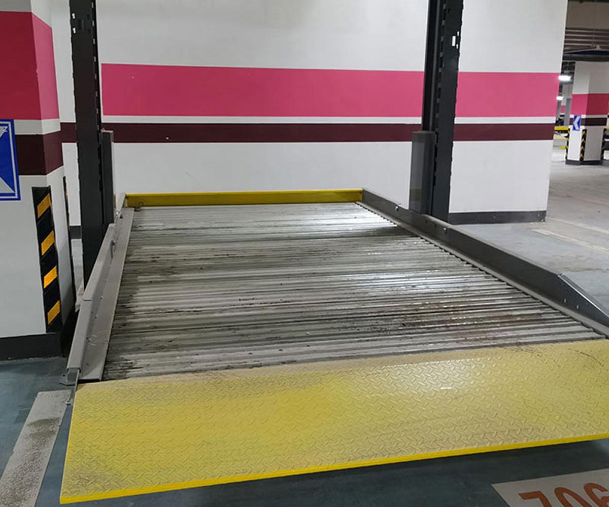 紅古雙層升降橫移停車庫回收