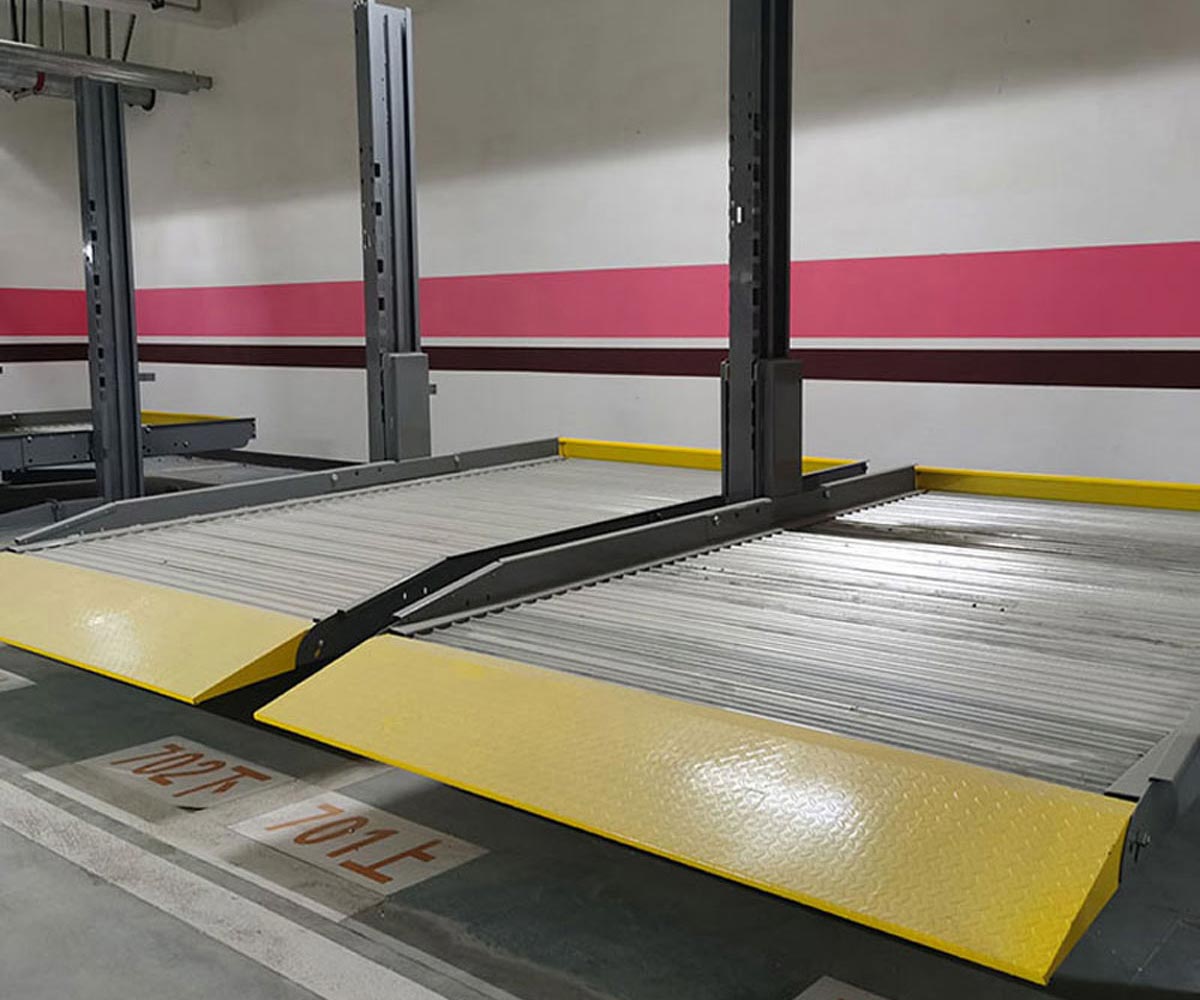 古浪二層PSH型立體停車場回收