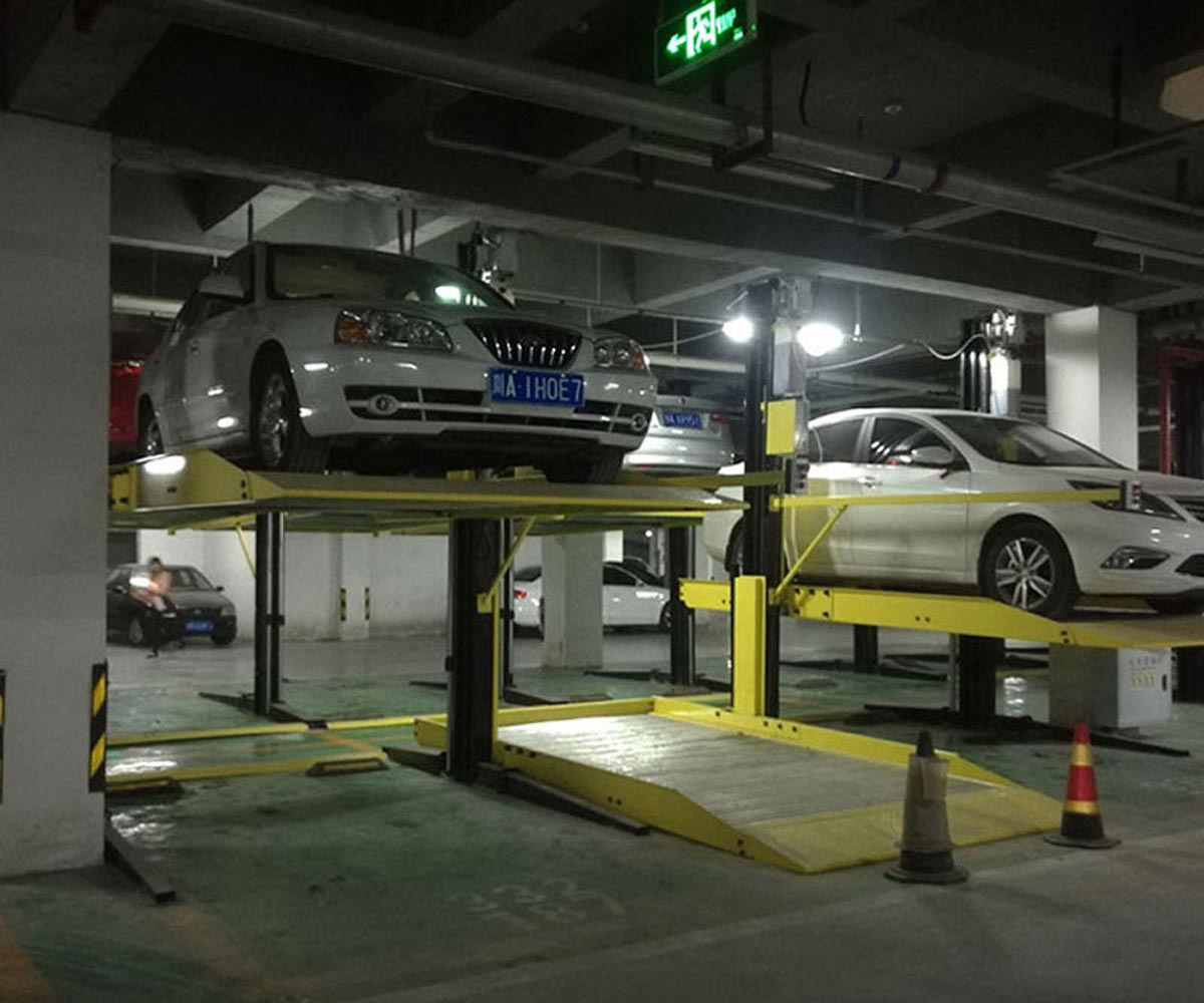 四柱式機械車位回收