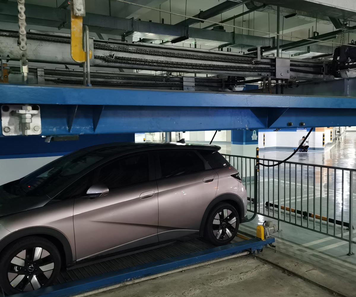 定西兩柱立體停車設備過驗收