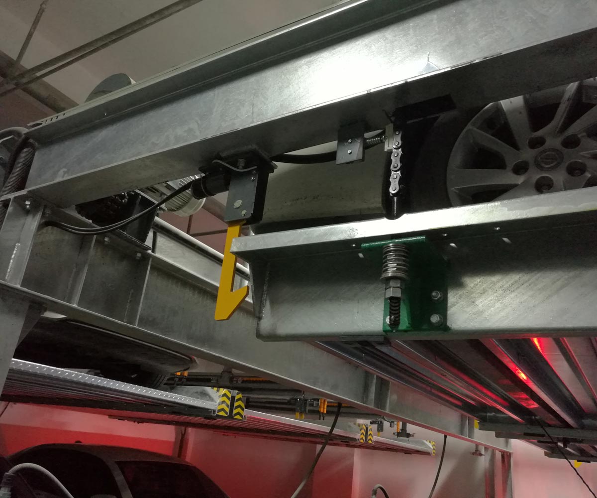 永登PSH4-D1負一正三帶地坑升降橫移式智能停車設備