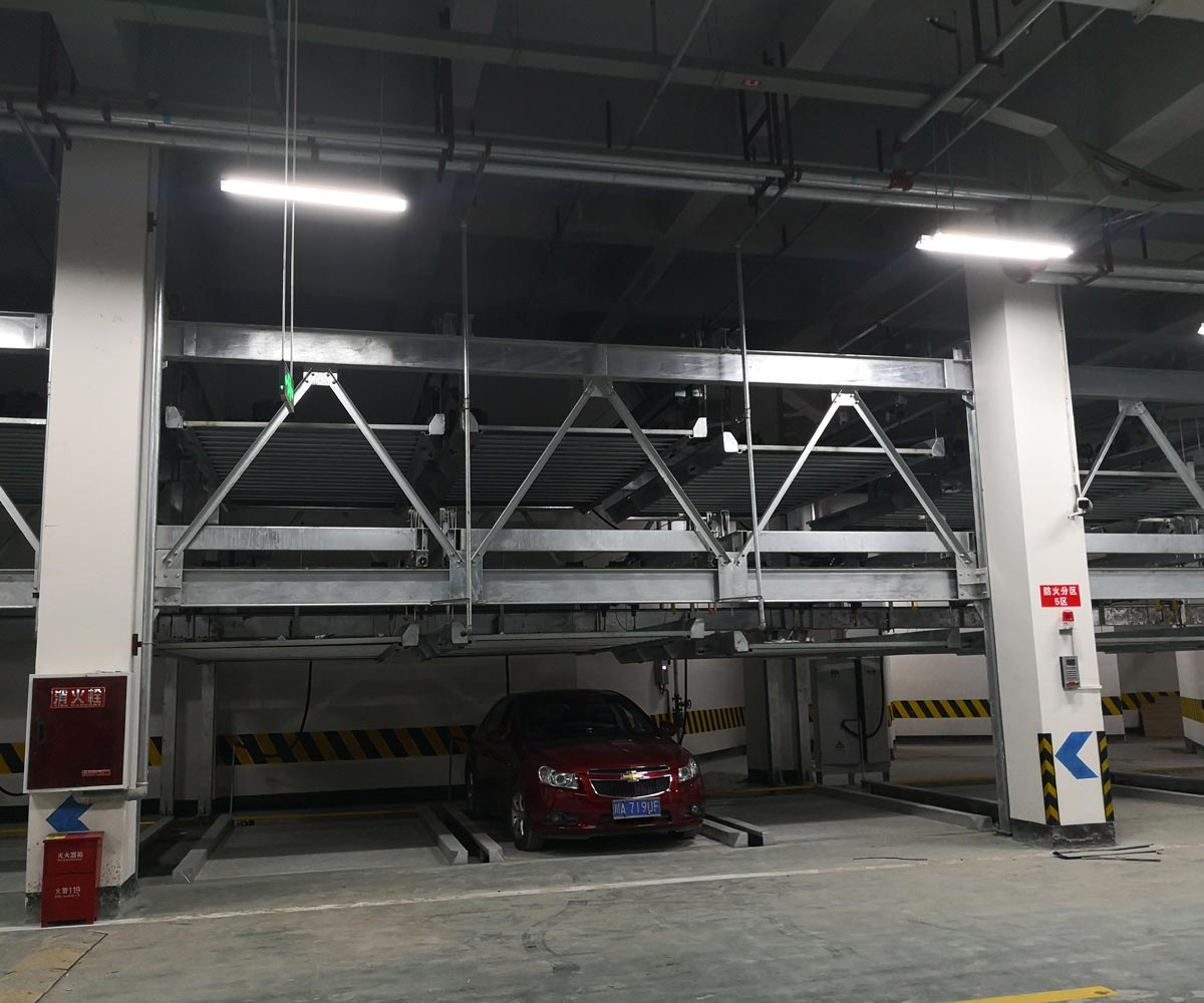 民勤梳齒交換升降橫移智能停車設備
