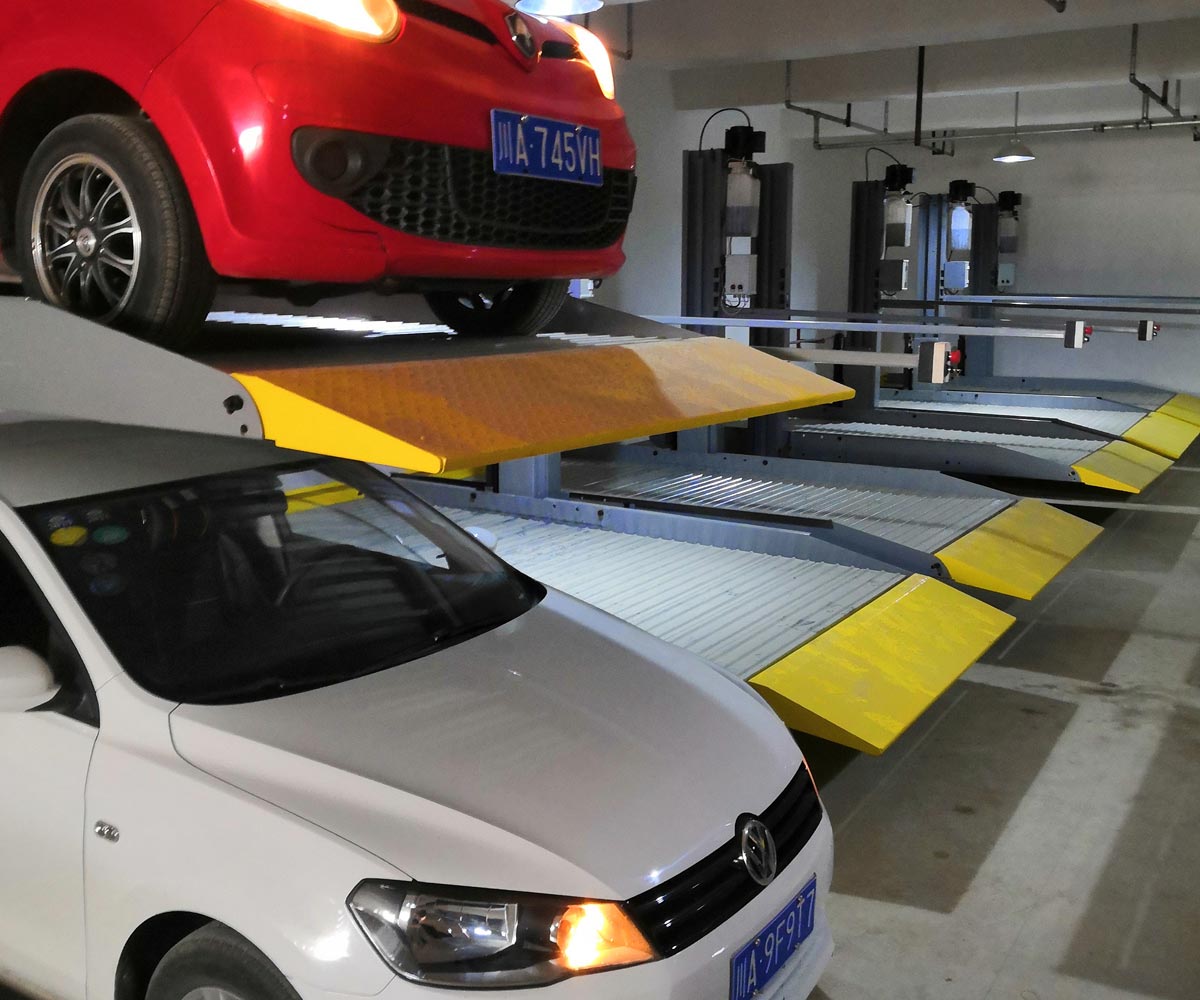 兩柱式簡(jiǎn)易升降立體車庫