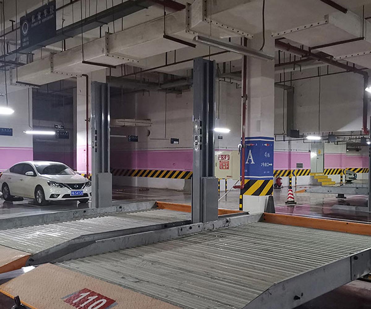 2層簡易升降機械停車庫安裝.jpg