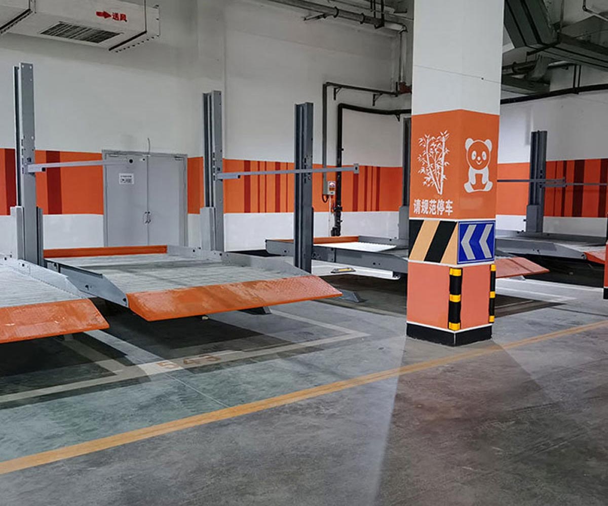 2層升降式機(jī)械立體車庫(kù)二手.jpg