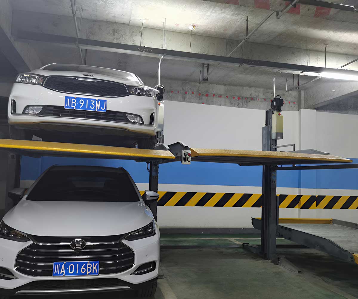 旬陽PSH機械式立體車庫的車位尺寸與車道寬度解析